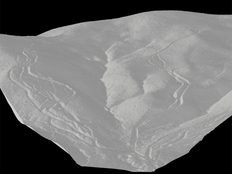 Terrain analysis with LIDAR